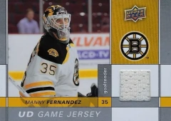 2009-10 Upper Deck UD Game Jersey #GJ-MF Manny Fernandez